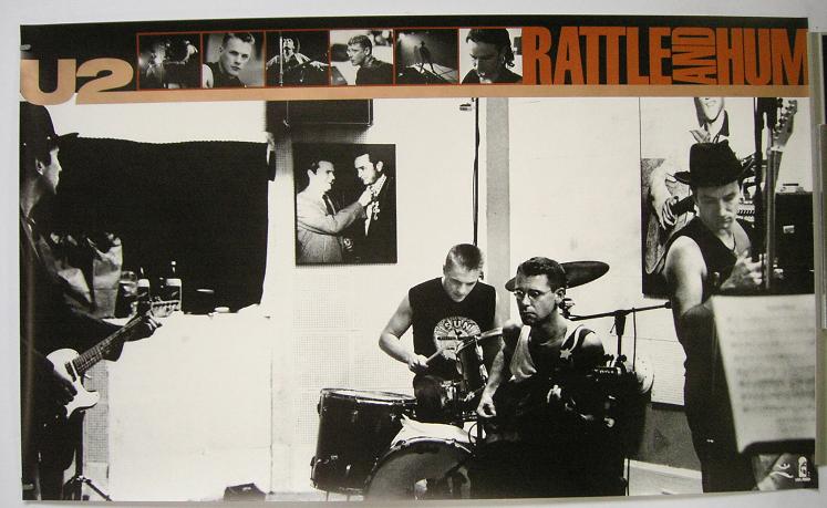 U2 - Rattle + Hum Jap Promo Poster
