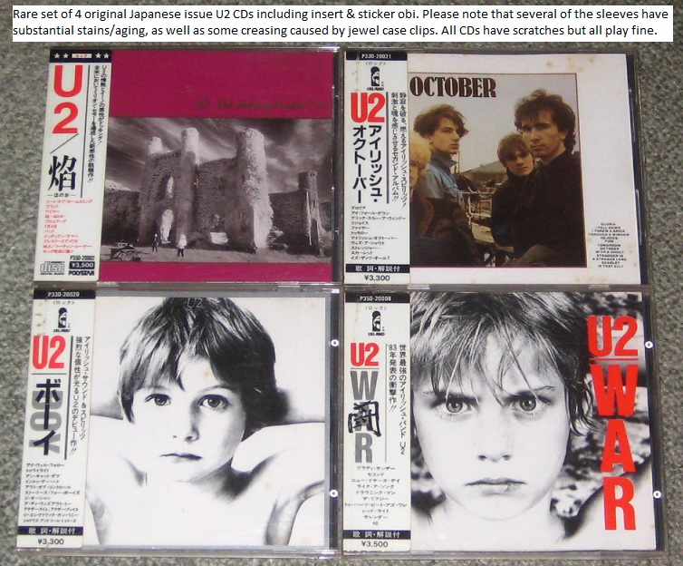 Set Of All 4 X Original Cds