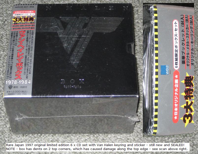 VAN HALEN - 1978-1984 Box - SEALED! - Coffret CD