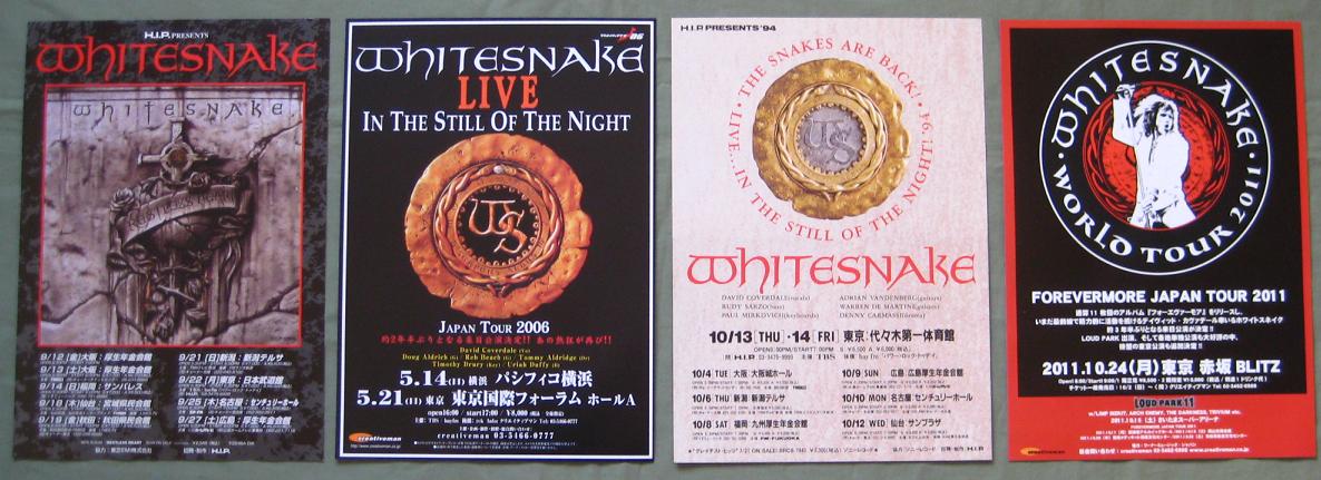 Set Of 4 X Japan Promo Flyers