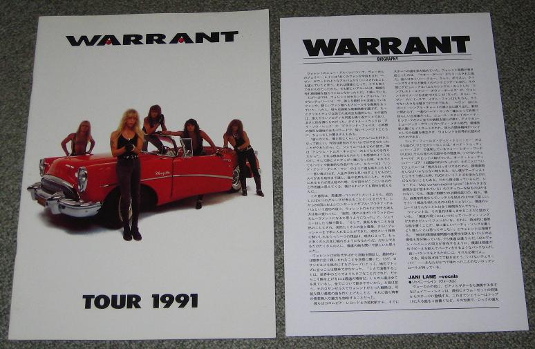 World 1991 Tour Book
