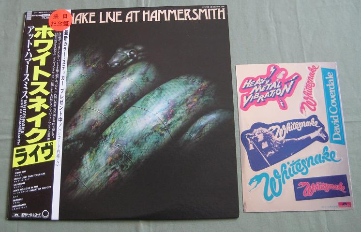 Whitesnake - Live At Hammersmith + Sticker