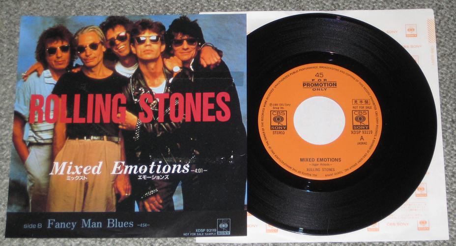 Rolling Stones Mixed Emotions Records, Vinyl and CDs Hard to Find and