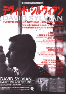 Japan (d.sylvian) - Japan 2001 Tour Flyer