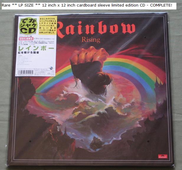 Rainbow - Rising - Lp Size Sleeve Cd!