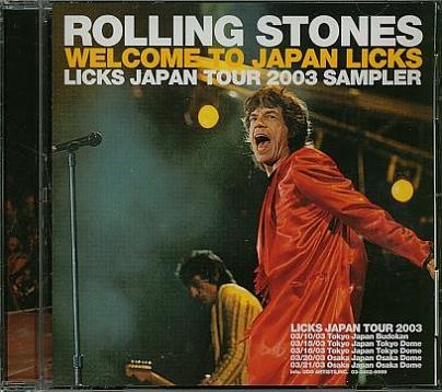 The ROLLING STONES Japanese PROMO ONLY CD Licks Sampler
