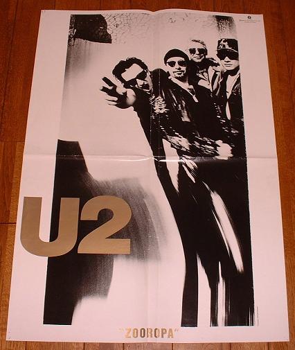 U2 - Zooropa Promo Only Poster!