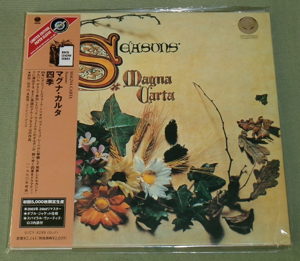 MAGNA CARTA - Seasons - Disque CD