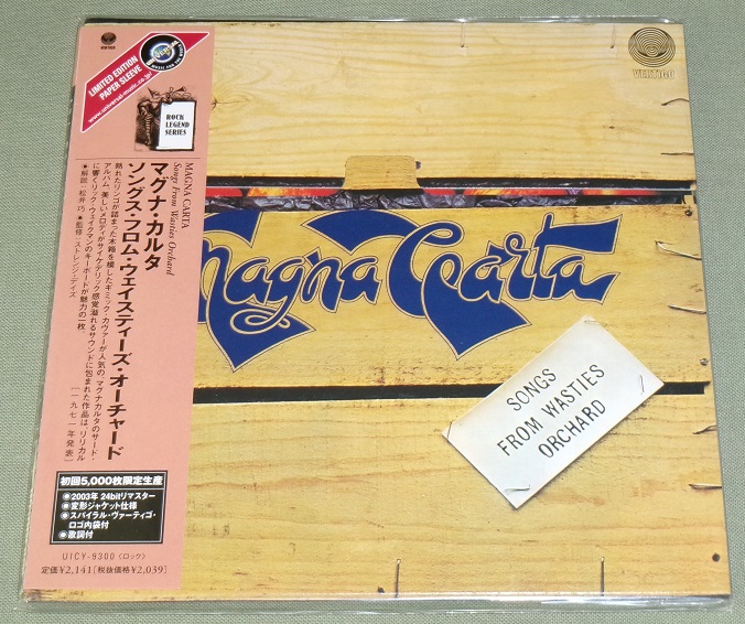 MAGNA CARTA - Songs From Wasties Orchard - Disque CD