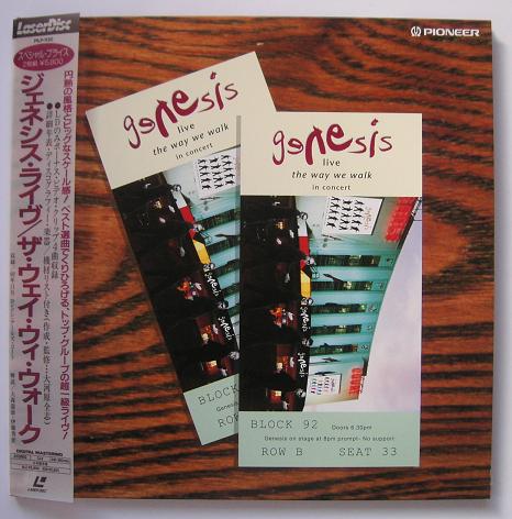 GENESIS - The Way We Walk - Live - Laser Disc