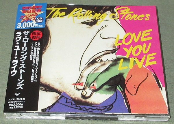 The Rolling Stones Love You Live 紙ジャケ JAPAN EXPORT！2CD
