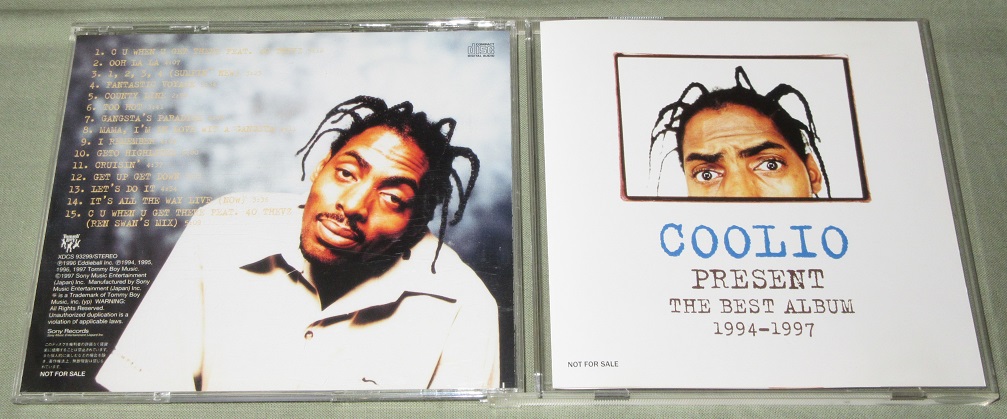 COOLIO - Present - The Best 1994 - 1997 - Disque CD