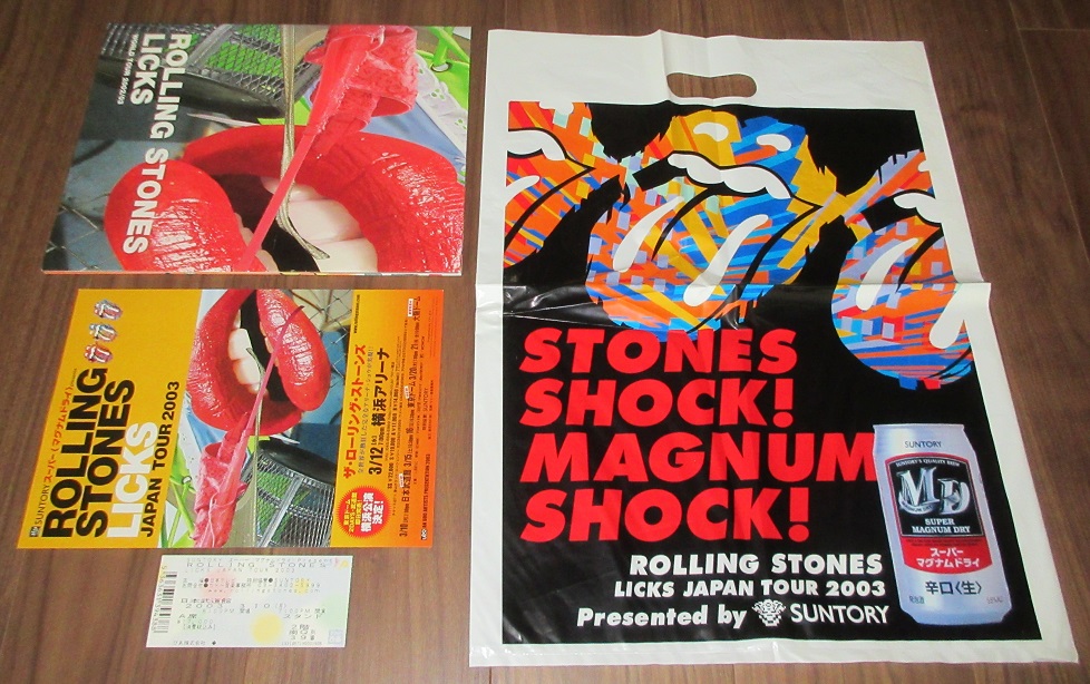 Japan 2003 tour book + more - Rolling Stones - ( コンサート