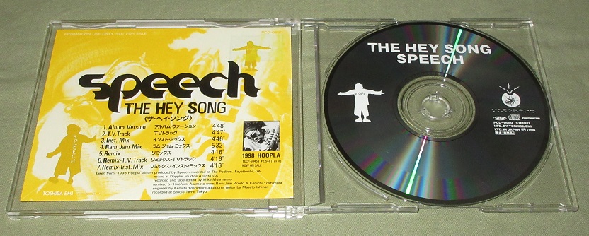 SPEECH - The Hey Song - CD