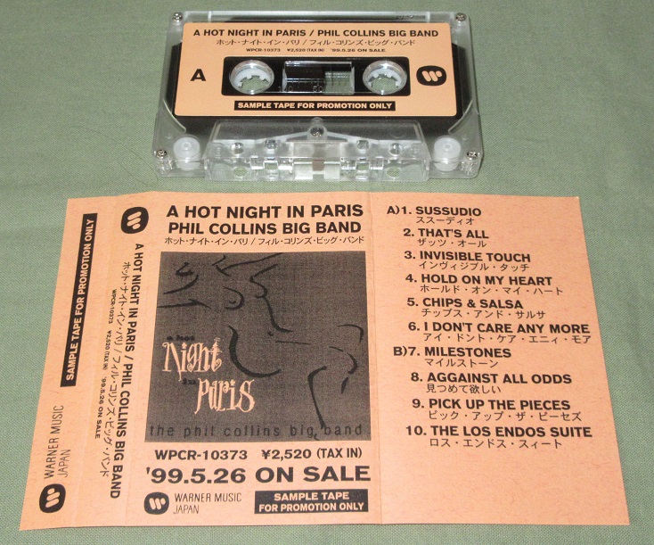 COLLINS, PHIL - A Hot Night In Paris - Tape