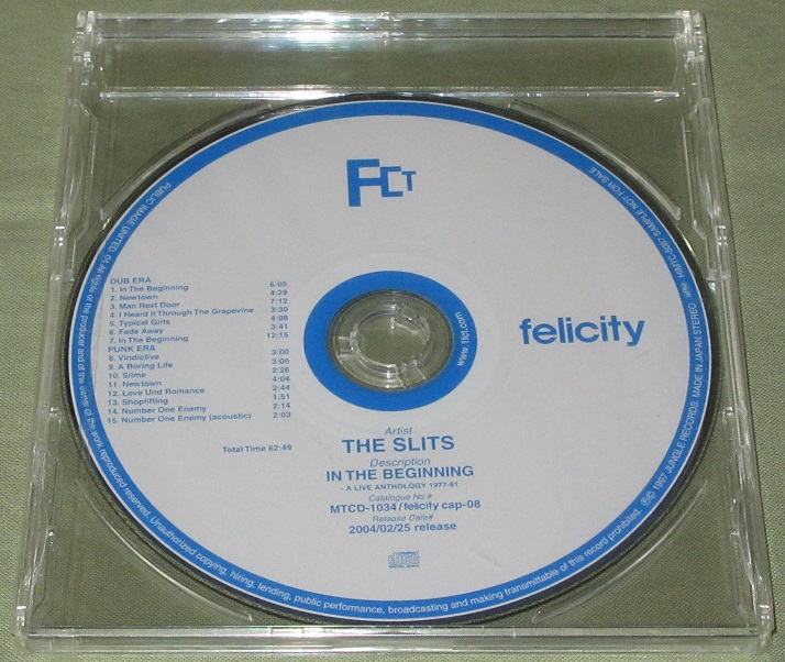 The Slits In The Beginning (Live 77-81)