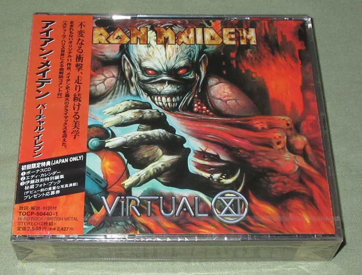 Virtual xi limited edition by Iron Maiden, CD x 2 with tokyomusic Ref