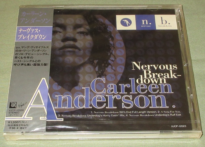 ANDERSON, CARLEEN - Nervous Breakdown - Disque CD single
