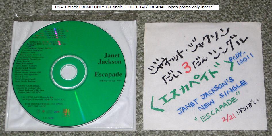 Jackson, Janet Escapade - album version