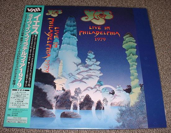 YES - Live In Philadelphia 1979 - Laser Disc